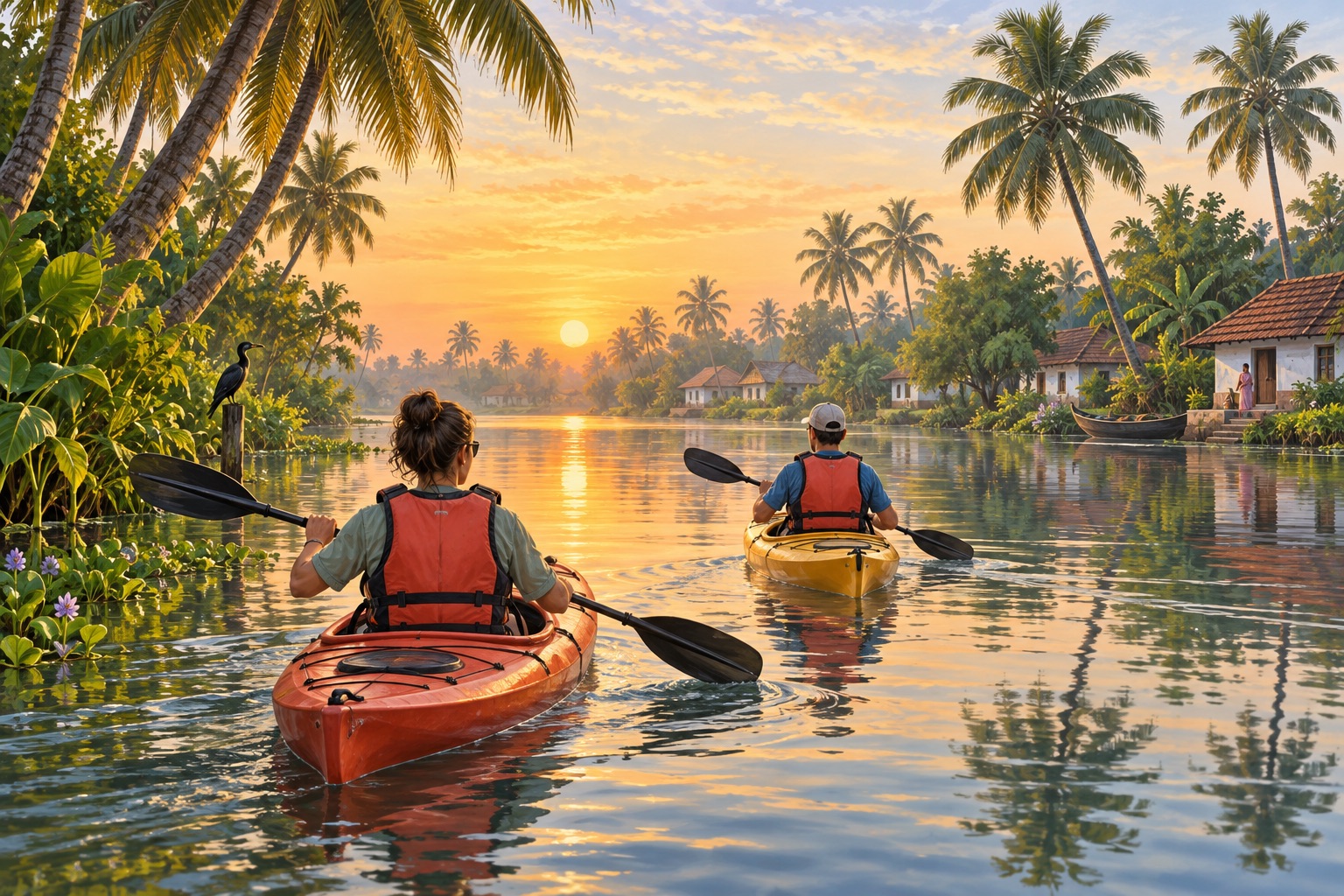Sunrise Kayaking & Village Breakfast